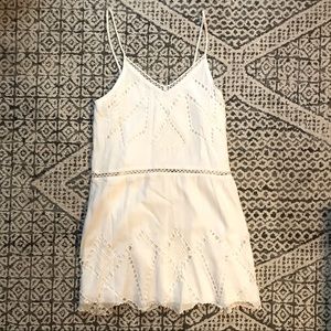Tularosa Boutique white summer short dress size small